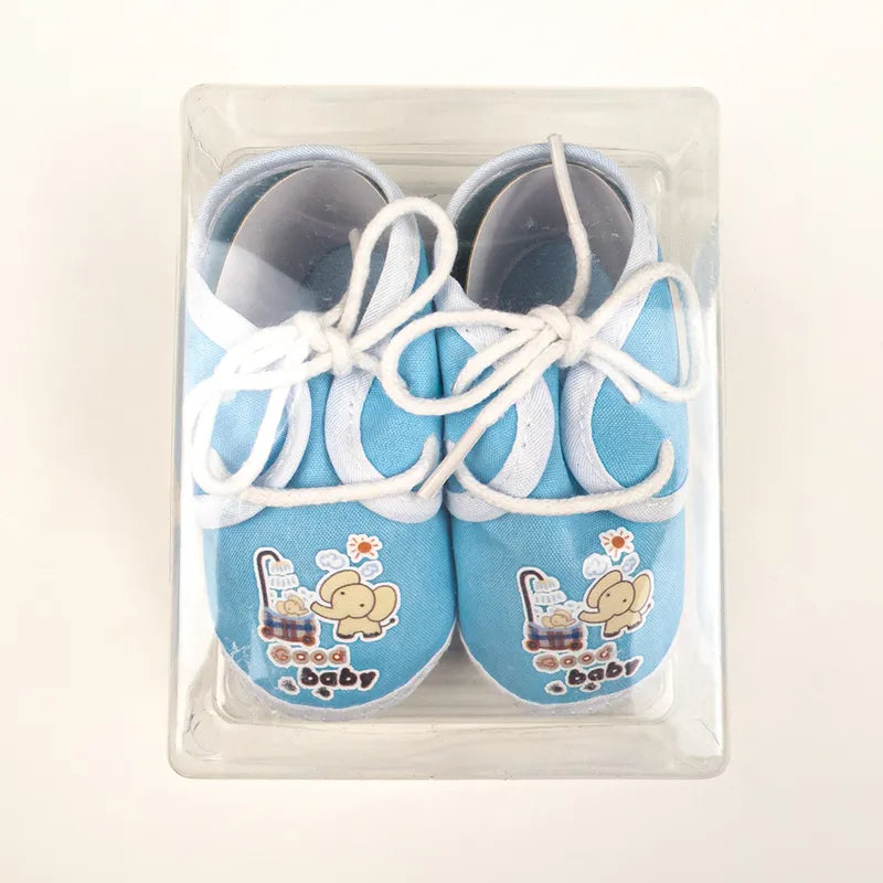 BABY CASUAL COTTON SHOES ELEPHENT BLUE - image 2