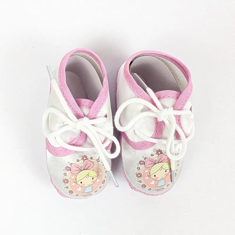 BABY CASUAL COTTON SHOES GIRAL BABY PINK