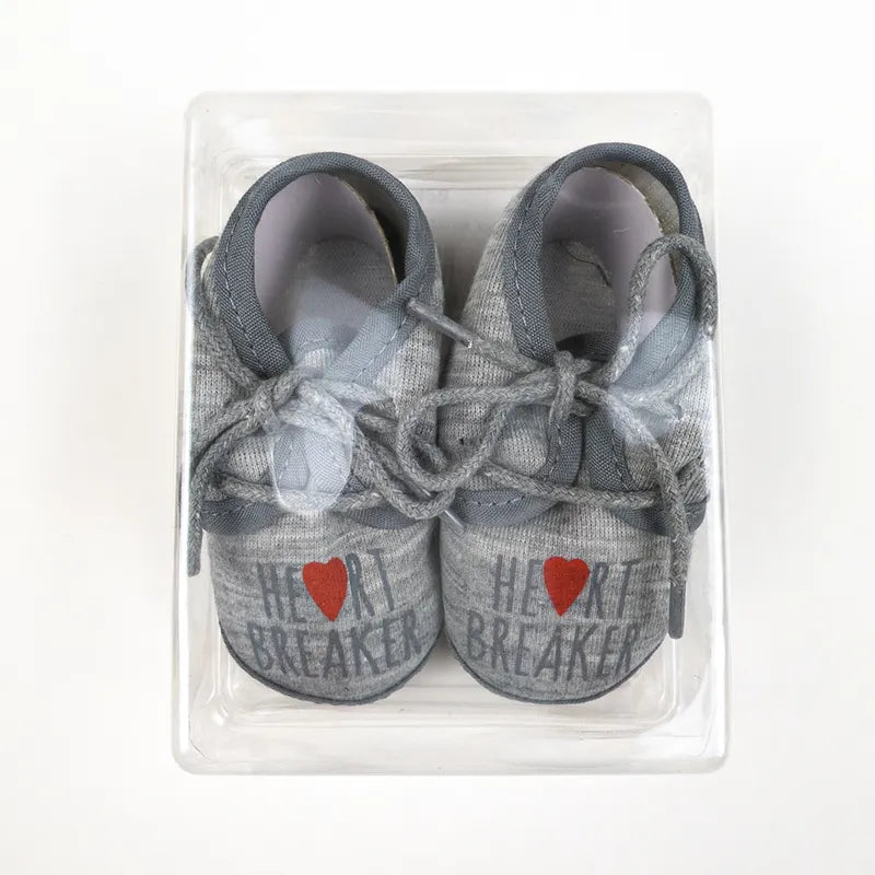 BABY CASUAL COTTON SHOES GREY - image 2