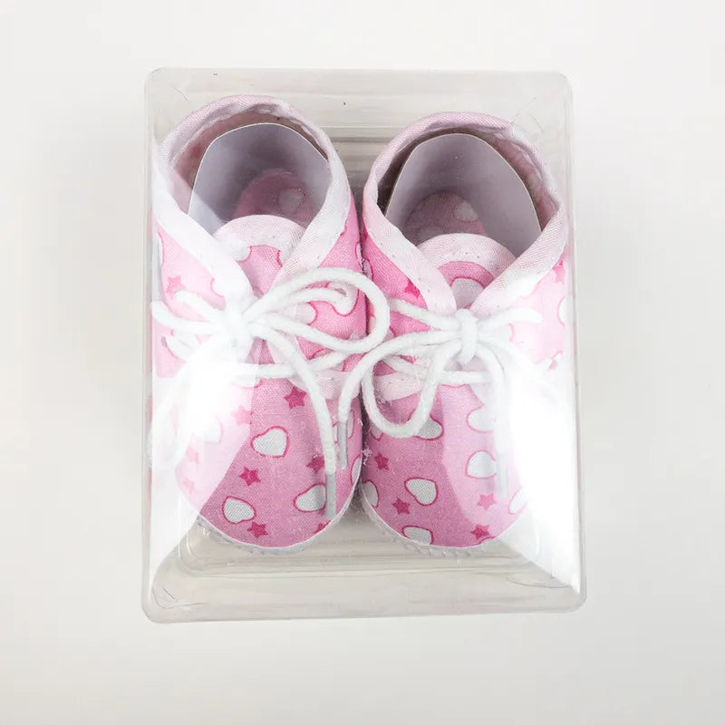 BABY CASUAL COTTON SHOES HEART BABY PINK - image 2