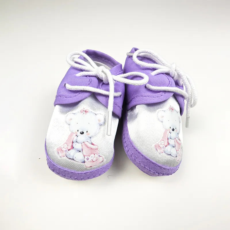 BABY CASUAL COTTON SHOES PURPLE
