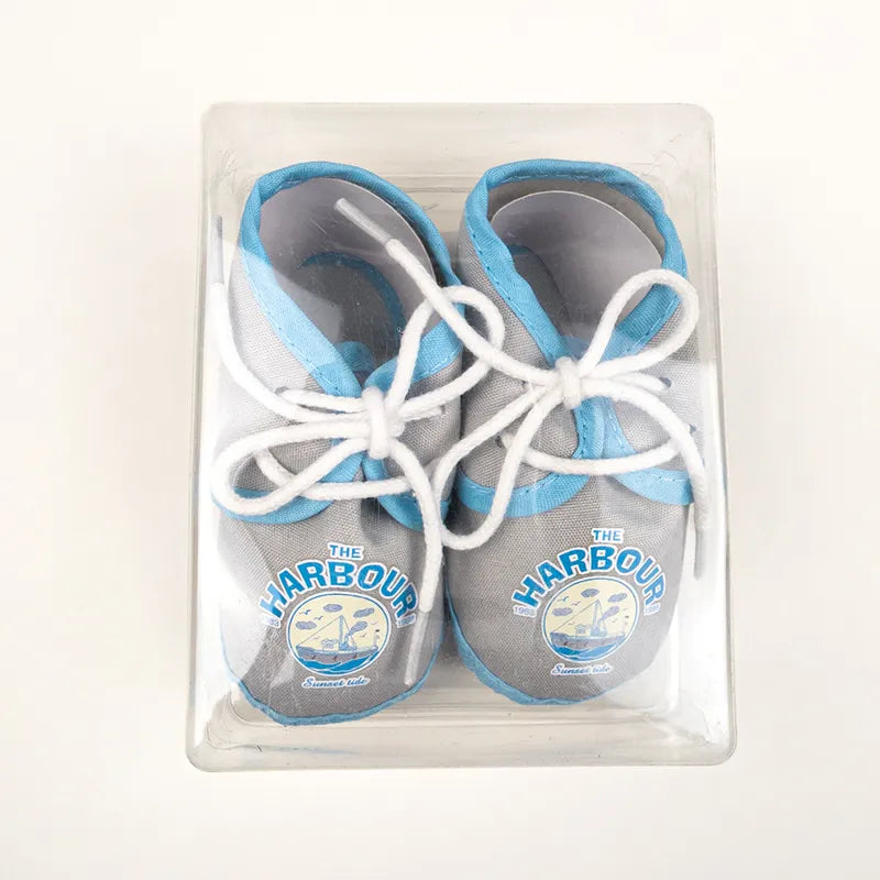 BABY CASUAL COTTON SHOES THE HARBOUR GREY - image 2