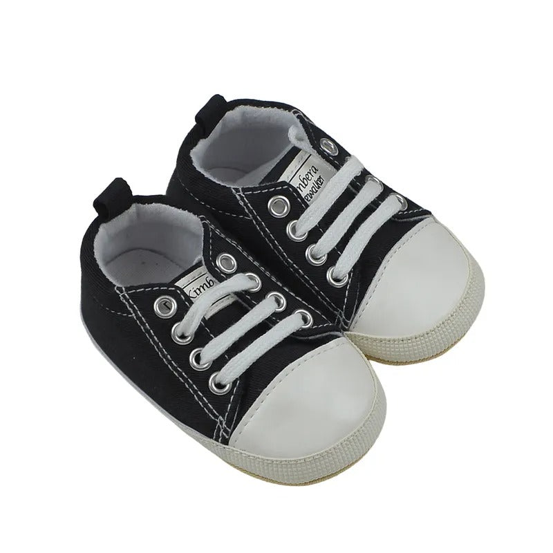Baby Casual Lace Shoes Black