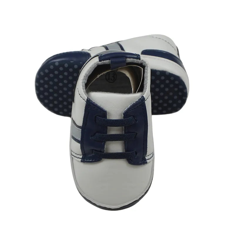 BABY CASUAL SHOES LACE BLUE