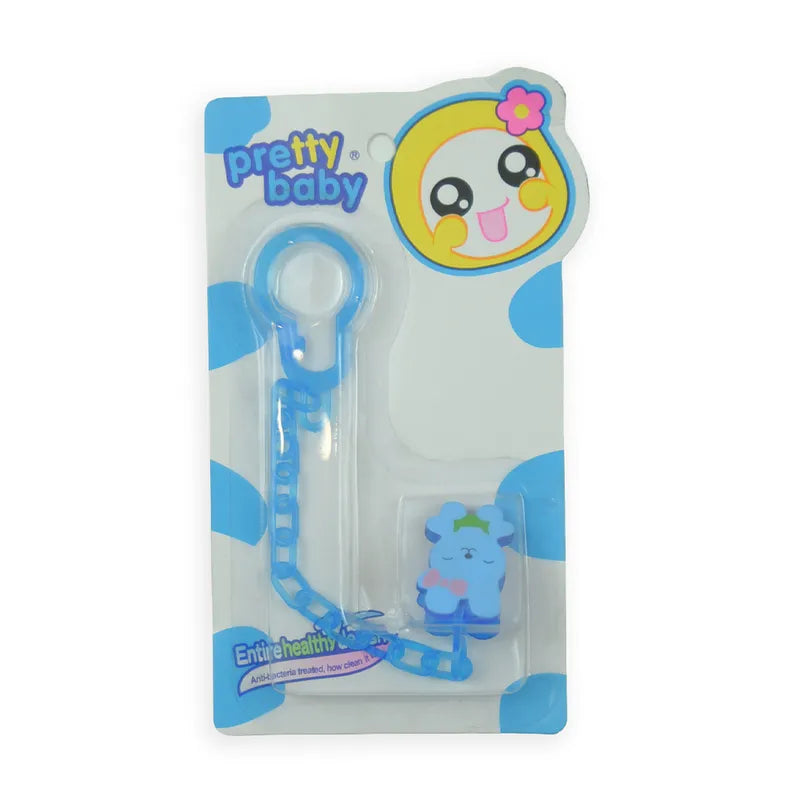 BABY CHAIN BEAR CARD BLUE