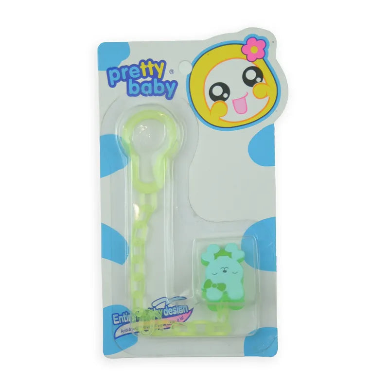 BABY CHAIN BEAR CARD GREEN