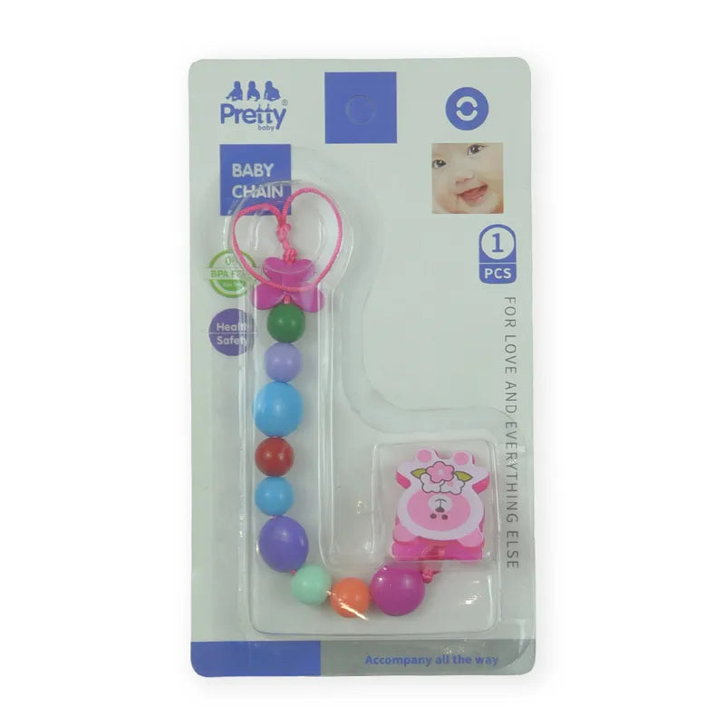 BABY CHAIN CARD PINK