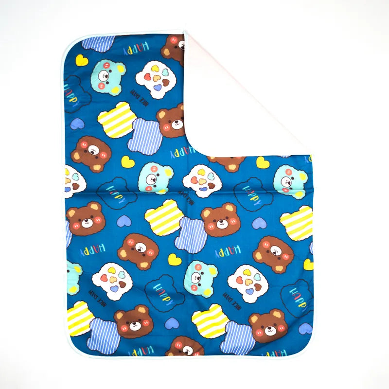 BABY CHANGING SHEET IMP COTTON BEAR NAVY BLUE - image 2
