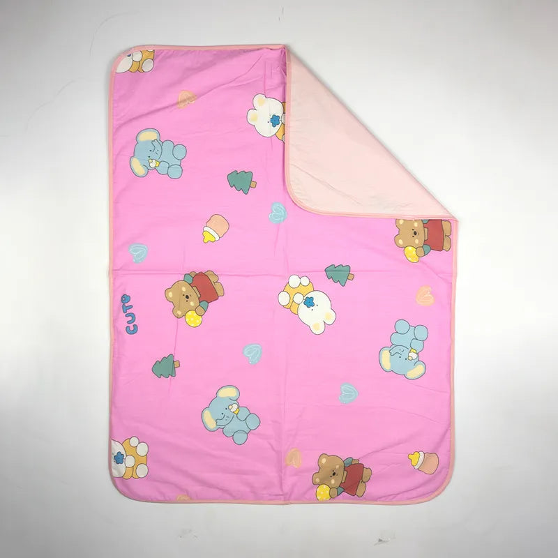 BABY CHANGING SHEET IMP COTTON CUTE BEAR & ELEPHANT PRINT - image 2