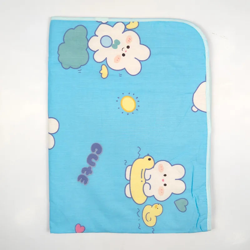 BABY CHANGING SHEET IMP COTTON CUTE BLUE XL