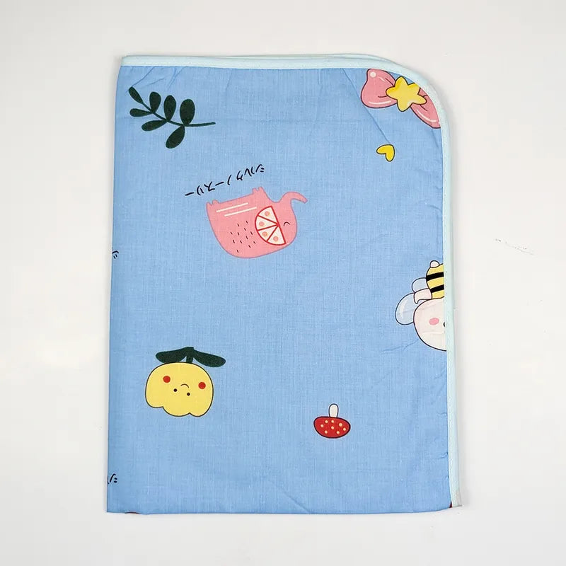 BABY CHANGING SHEET IMP COTTON BEE & ELEPHANT EDITION