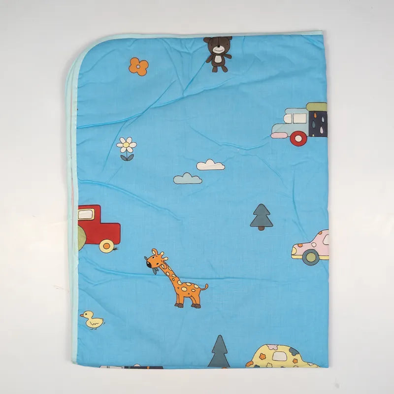BABY CHANGING SHEET IMP COTTON CUTE ANIMAL PRINT