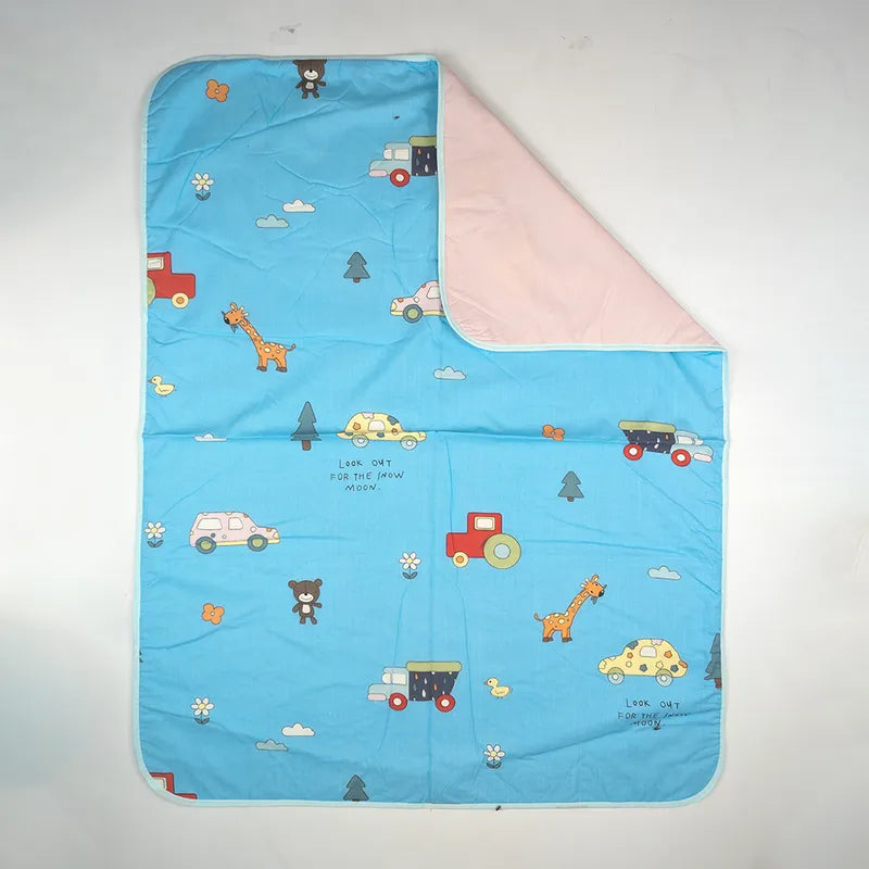 BABY CHANGING SHEET IMP COTTON CUTE ANIMAL PRINT - image 2