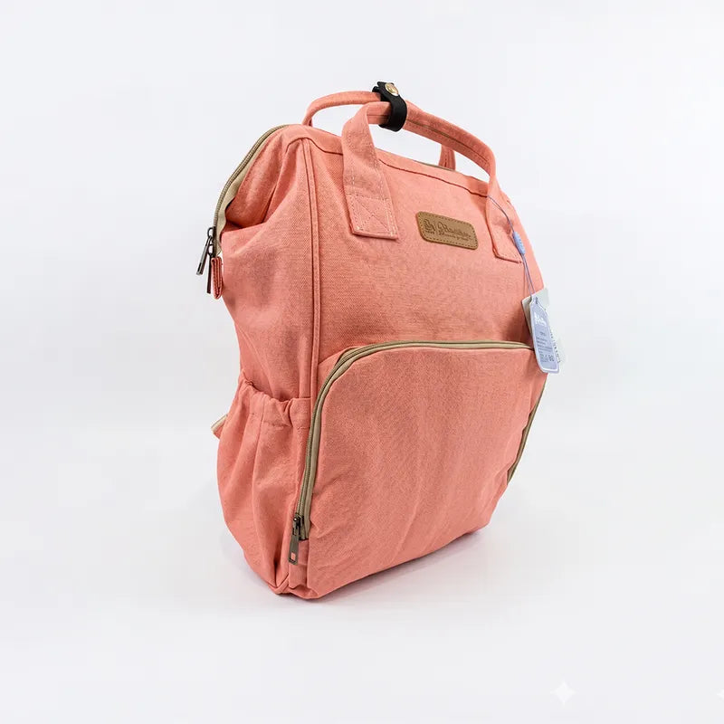 BABY DIAPER BAG PEACH - image 3
