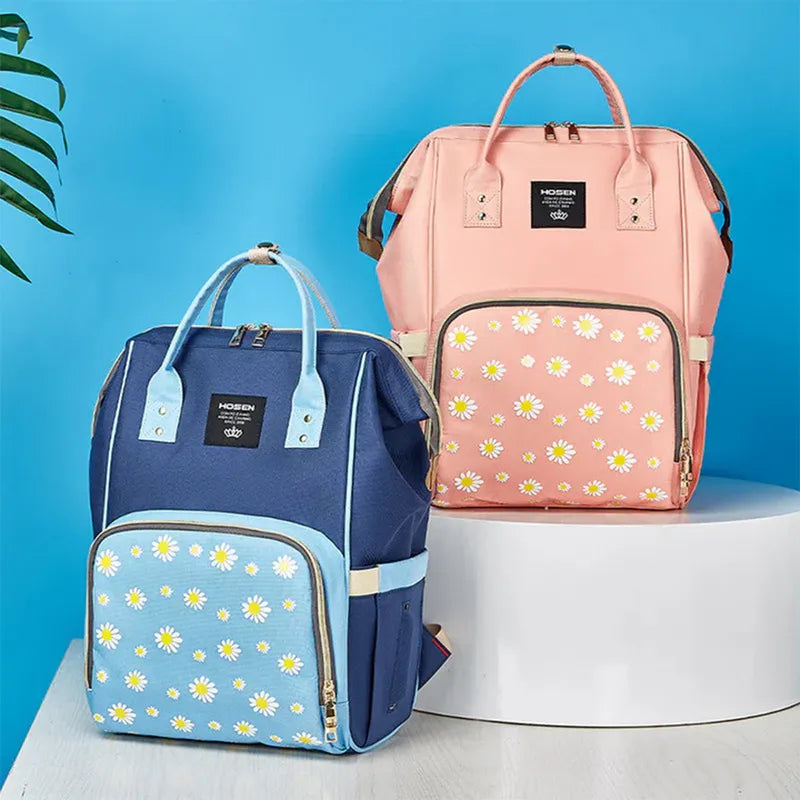 BABY DIAPER BAG PRINTED PINK - image 2