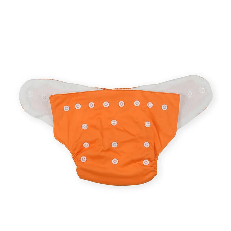 BABY DIAPER BUTTON ORANGE - image 2