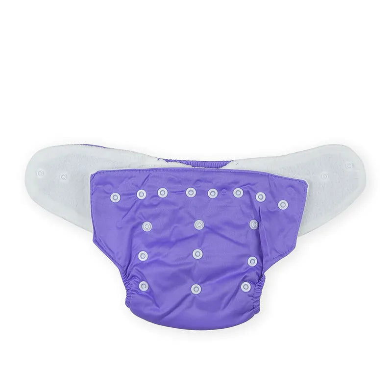 BABY DIAPER BUTTON PURPLE - image 2