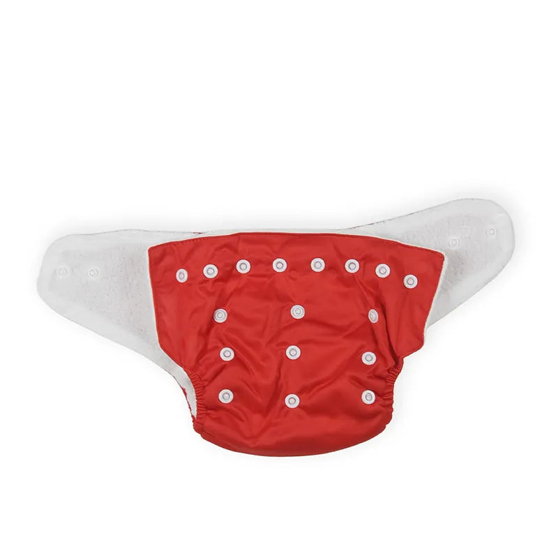 BABY DIAPER BUTTON RED - image 2