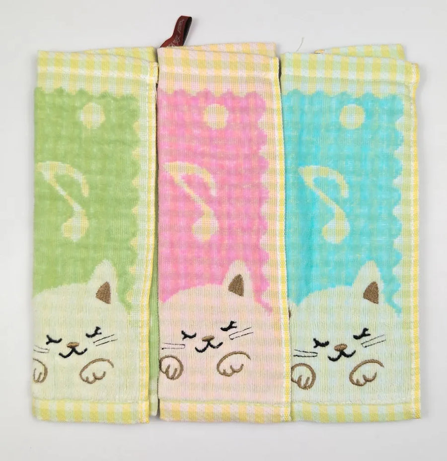 BABY FACETOWEL 3PCS MULTI COLORS
