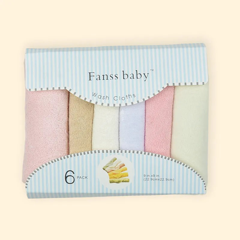 BABY FACETOWEL 6PCS CARD MULTI - image 2
