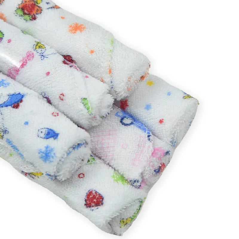 BABY FACETOWEL 6PCS MULTI