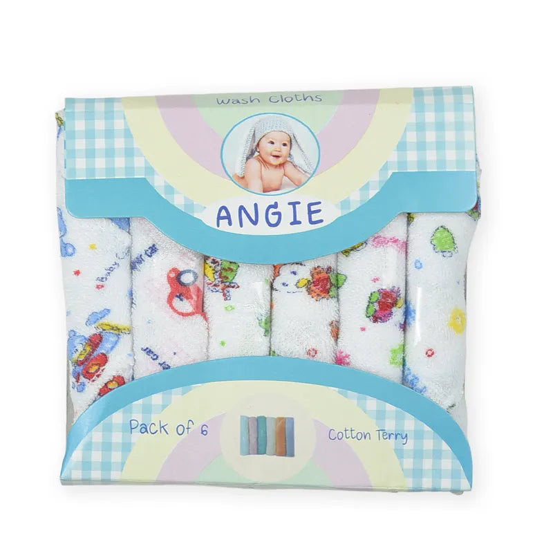 BABY FACETOWEL 6PCS MULTI - image 2