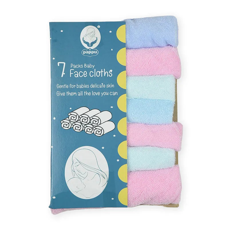 BABY FACETOWEL 7PCS CARD MULTI - image 2