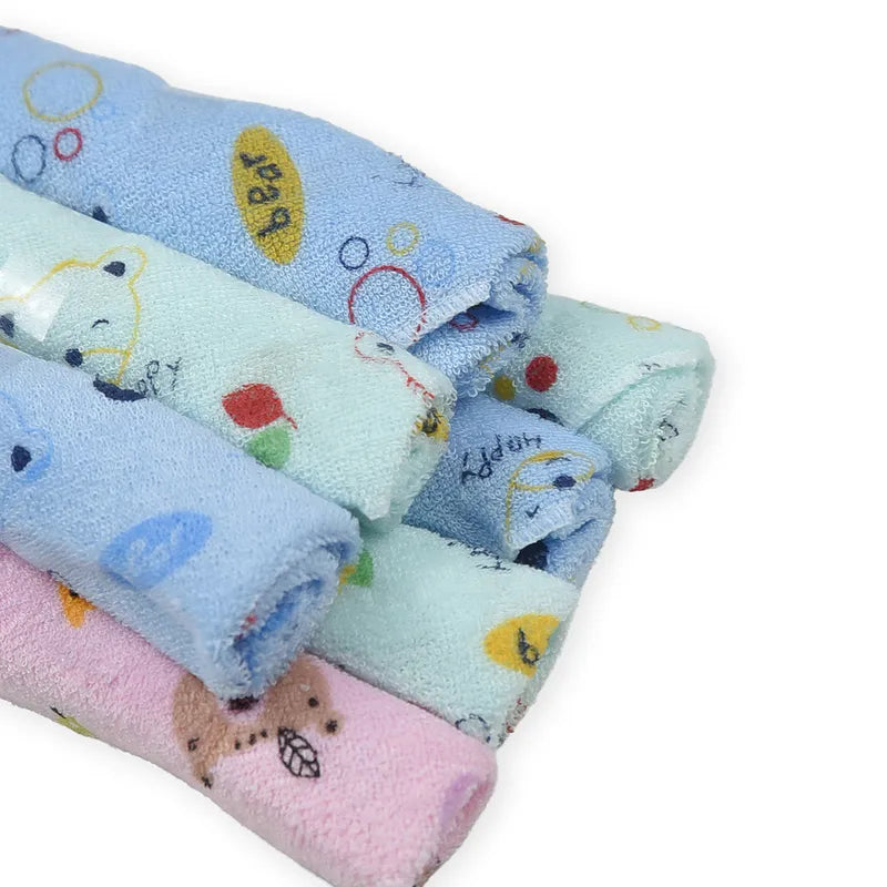 BABY FACETOWEL 7PCS PRINTED MULTI