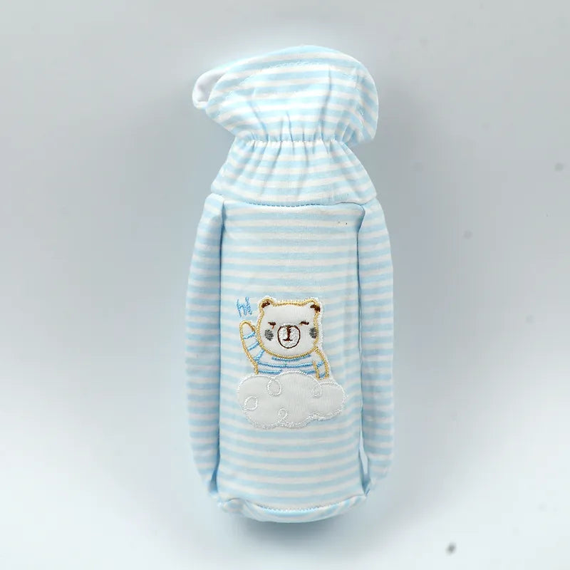 BABY FEEDER COVER BEAR BLUE LITTLE HOME