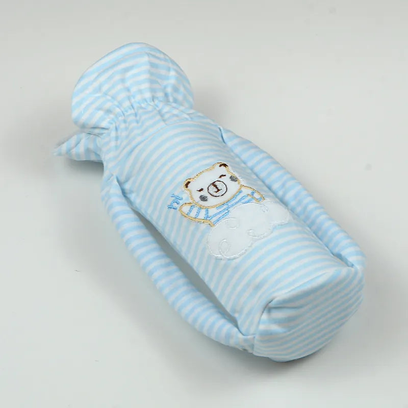 BABY FEEDER COVER BEAR BLUE LITTLE HOME - image 2