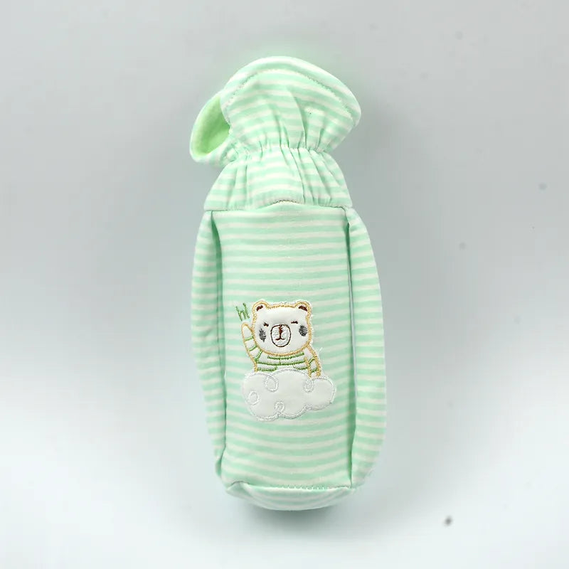 BABY FEEDER COVER BEAR GREEN – LITTLE HOME