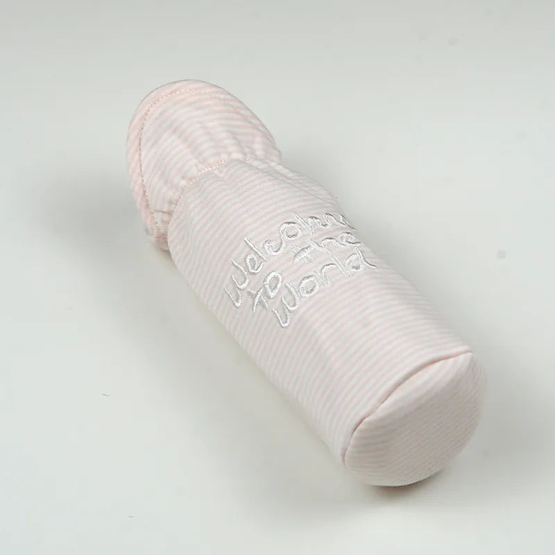 BABY FEEDER COVER WELCOME TO THE WORLD PINK - image 2
