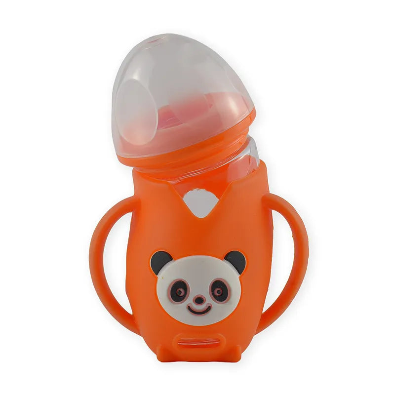 BABY FEEDER CURVE PANDA ORANGE