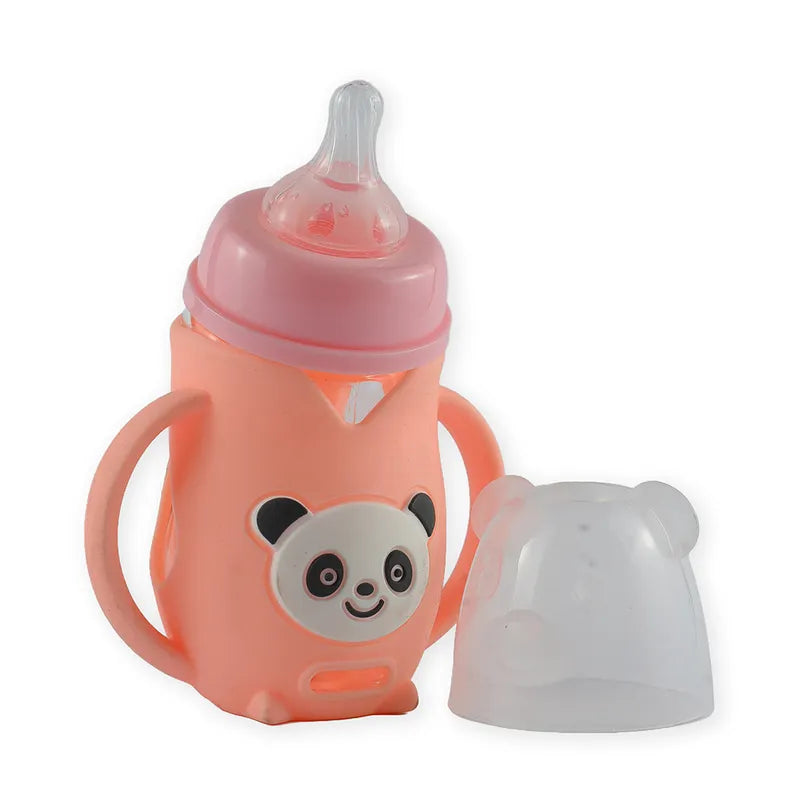 BABY FEEDER CURVE PANDA PEACH - image 2