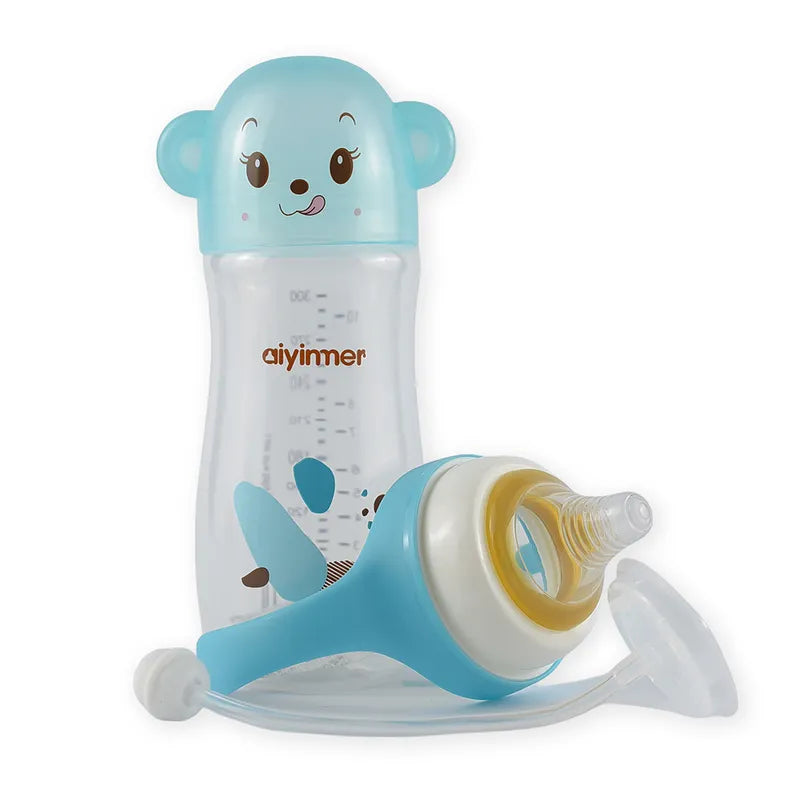 BABY FEEDER CUTE ANIMAL BLUE - image 3