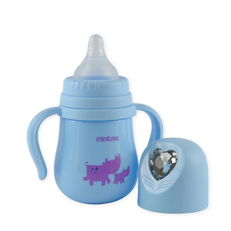 BABY FEEDER DAIMOND HEART CAP BLUE - image 5