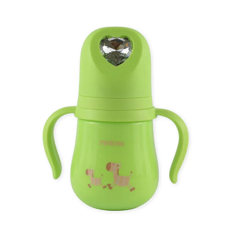 BABY FEEDER DAIMOND HEART CAP GREEN