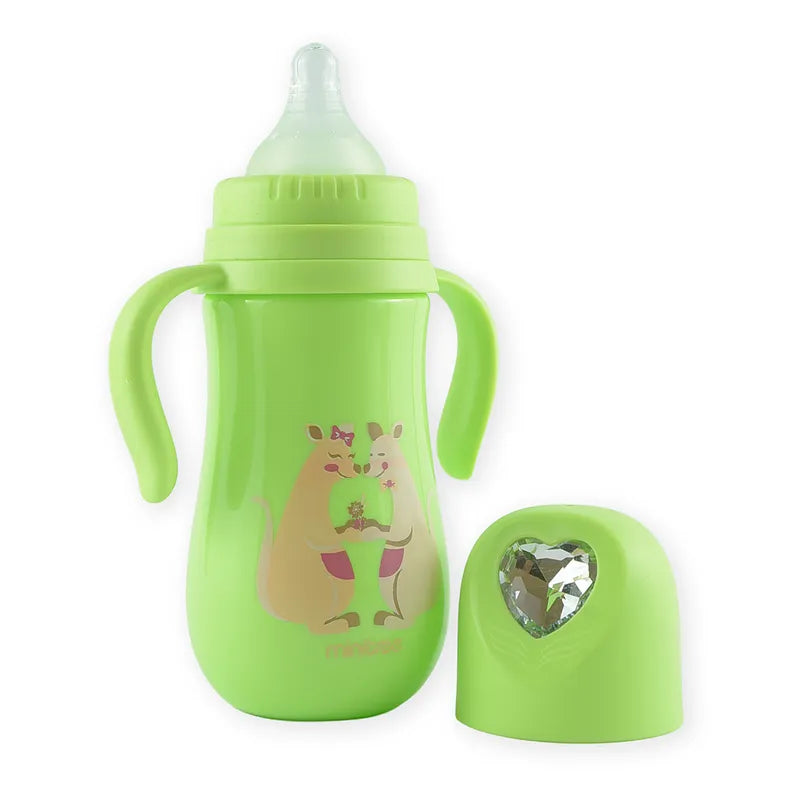 BABY FEEDER DAIMOND HEART CAP GREEN - image 2