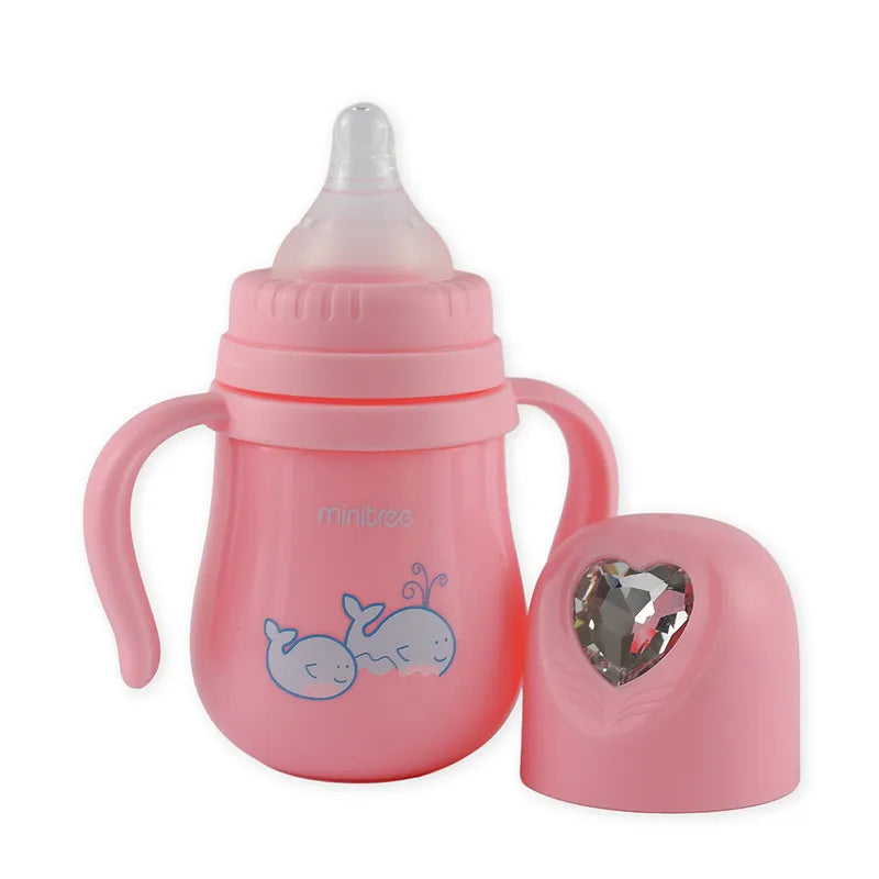 BABY FEEDER DIAMOND HEART CAP PINK - image 8