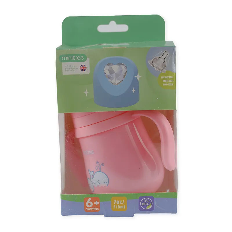 BABY FEEDER DIAMOND HEART CAP PINK - image 4