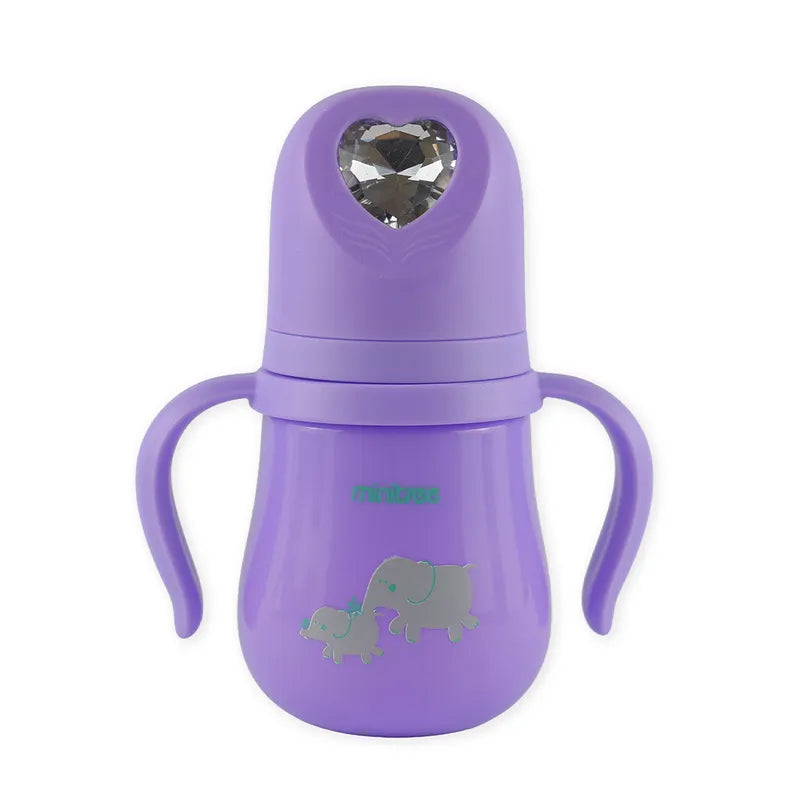 BABY FEEDER DAIMOND HEART CAP PURPLE