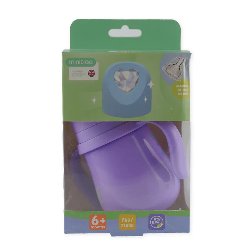 BABY FEEDER DAIMOND HEART CAP PURPLE - image 4