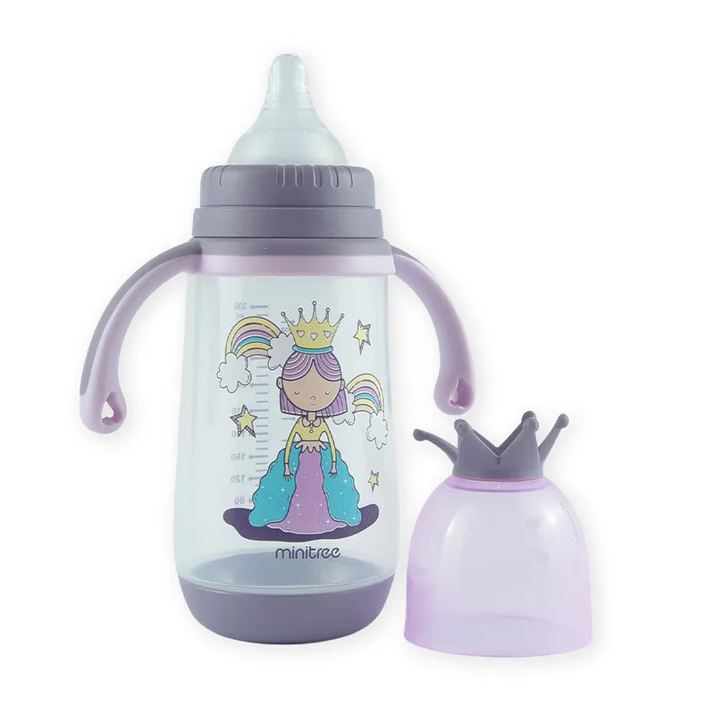 baby feeder king cap printed purple 330ml - image 2