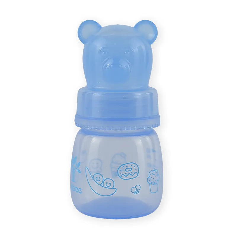 BABY FEEDER TRANSPARENT BLUE