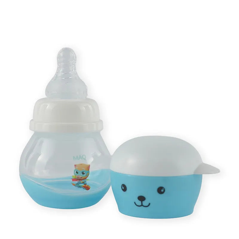BABY FEEDING BOTTLE BEAR CYAN BASEBALL CAP MAQ - image 6