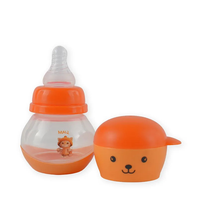 BABY FEEDING BOTTLE BEAR ORANGE BASEBALL CAP MAQ - image 6