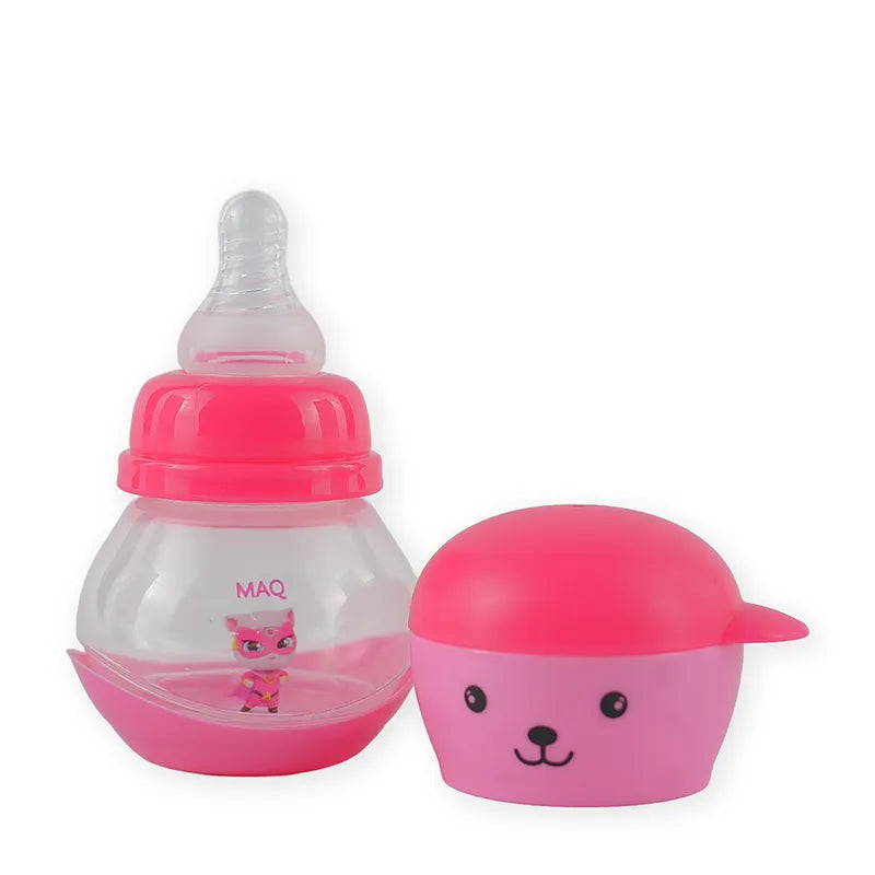 BABY FEEDING BOTTLE BEAR PINK BASEBALL CAP MAQ - image 3