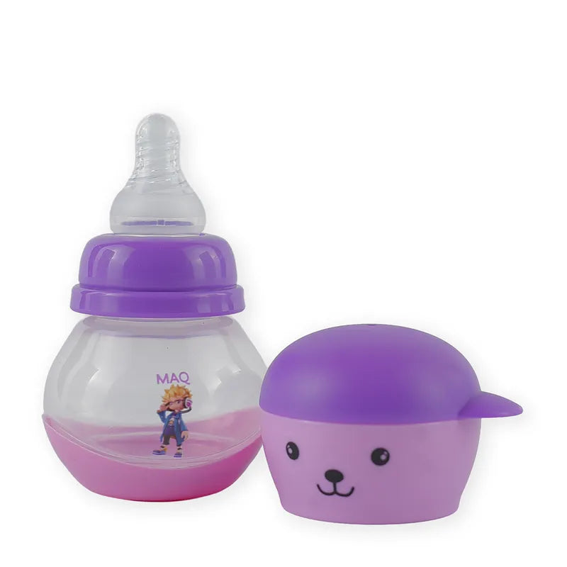 BABY FEEDING BOTTLE BEAR PURPLE BASEBALL CAP MAQ - image 6