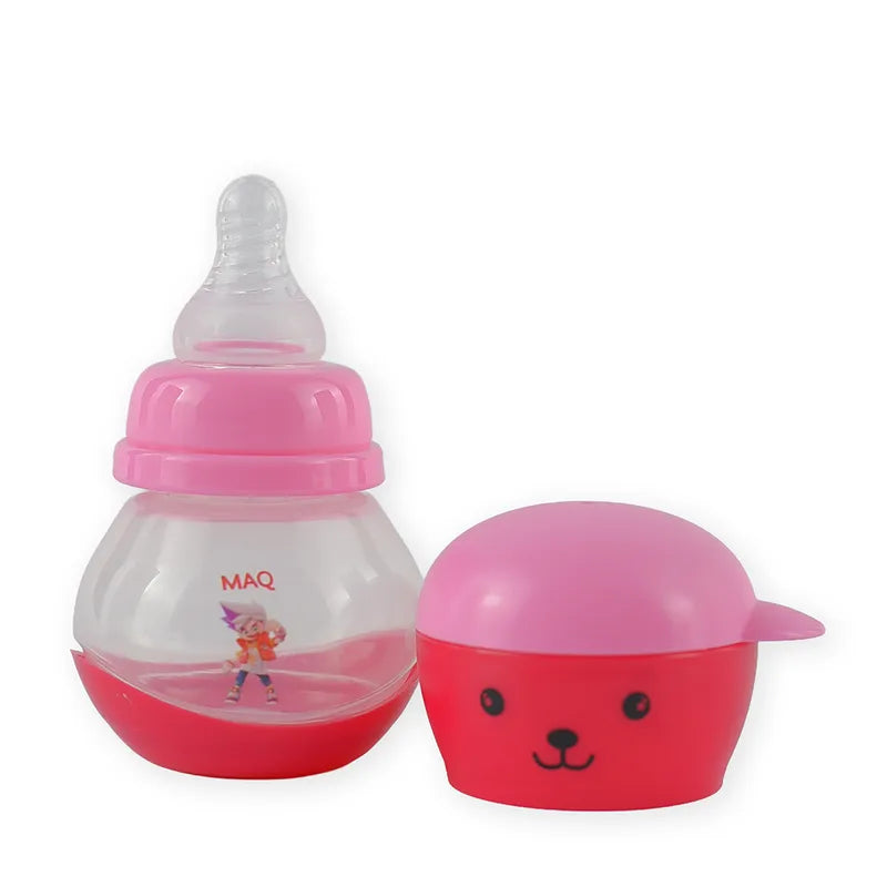 BABY FEEDING BOTTLE BEAR RED BASEBALL CAP MAQ - image 6