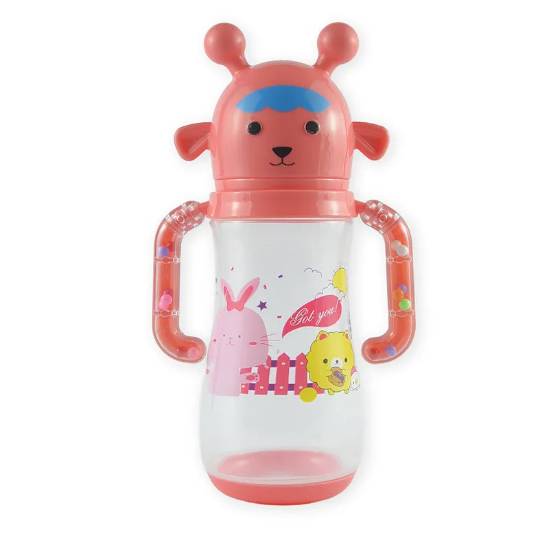 BABY FEEDING BOTTLE CUTE ANIMAL BROWN FISH - image 5